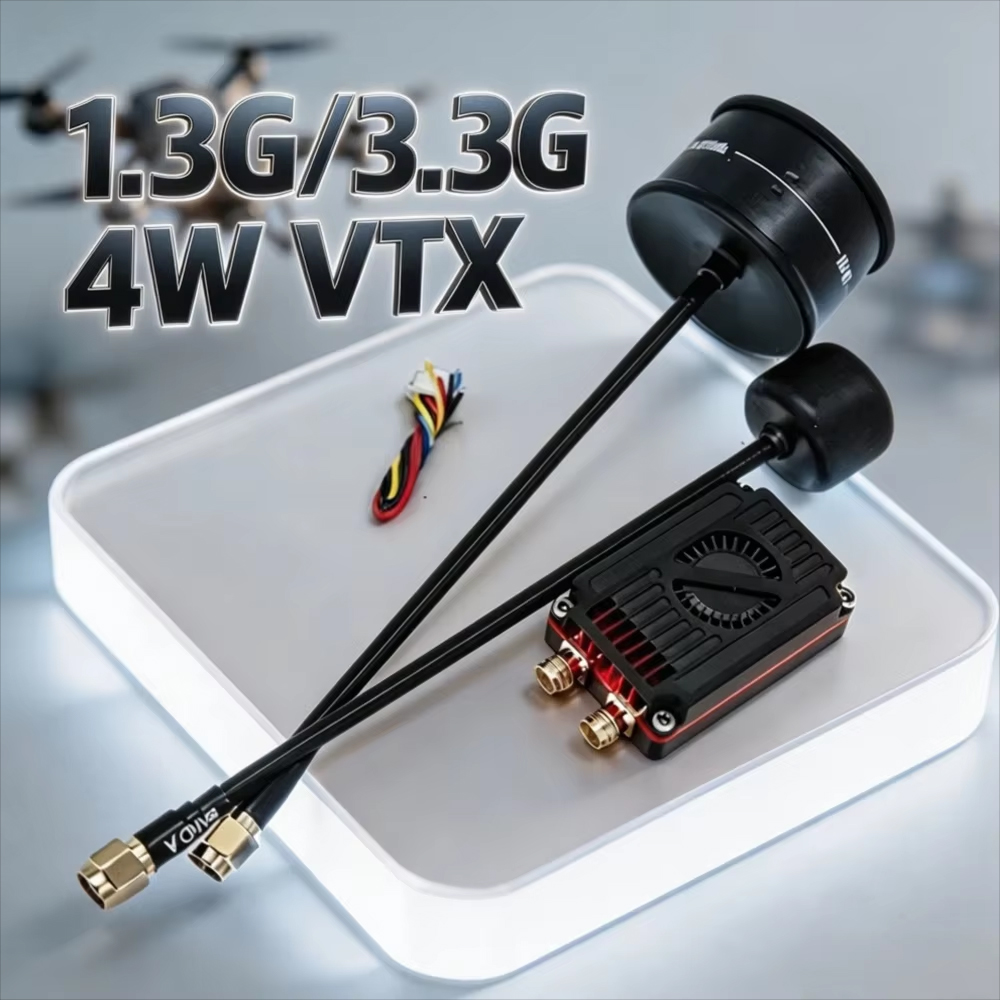 Fpv Drone Antenna - Rushfpv Rush 1.3G/3.3G 4W 7-30V Dwupasmowy