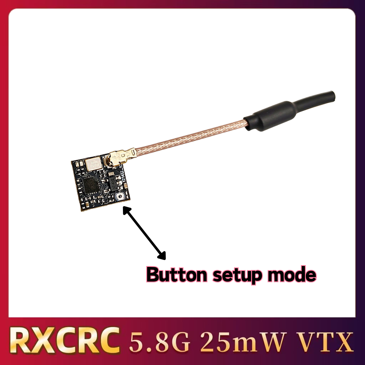 RXCRC 5.8GHz 48CH FPV 25mW Ana – Fpv Drone Frame recenzja i cena